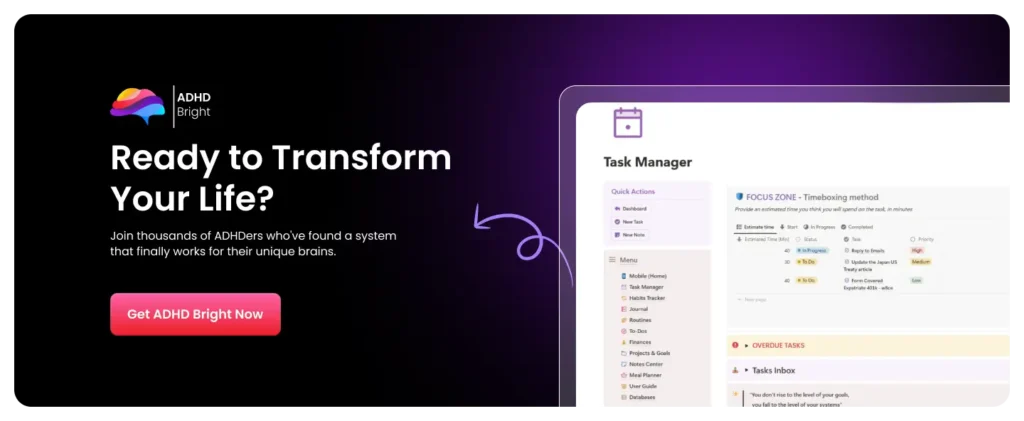 Try our ADHD Planner