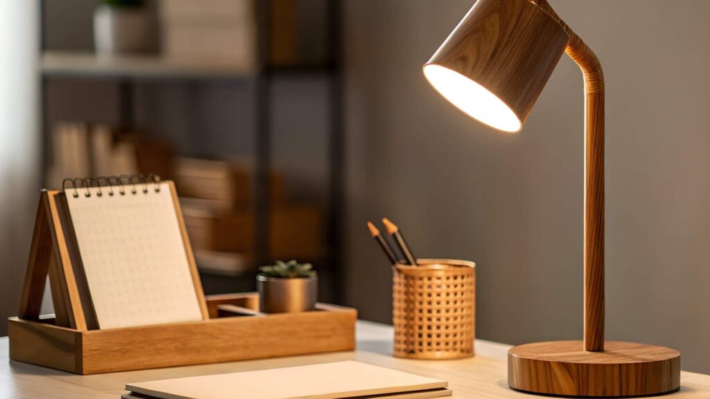 cozy workspace helps focus with ADHD