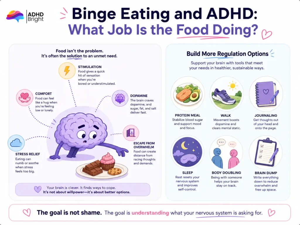 Binge eating and ADHD