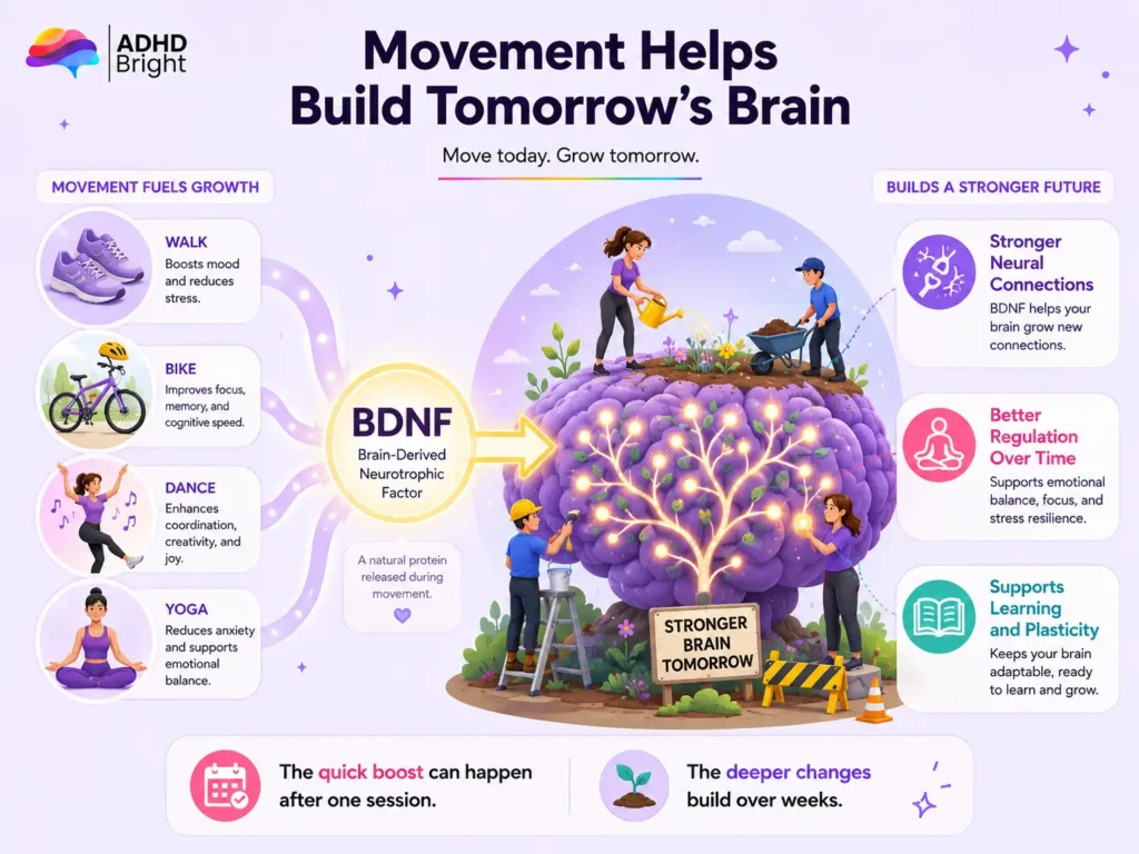 Exercise and adhd and BDNF