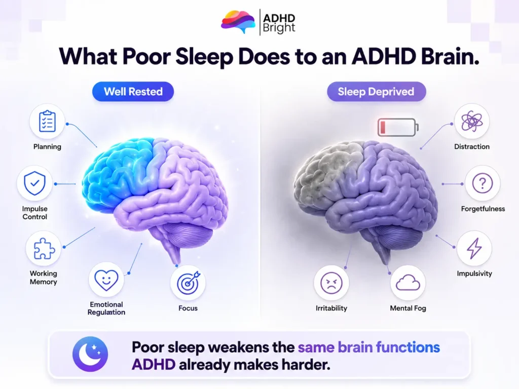 Sleep and the Prefrontal Cortex Comparison