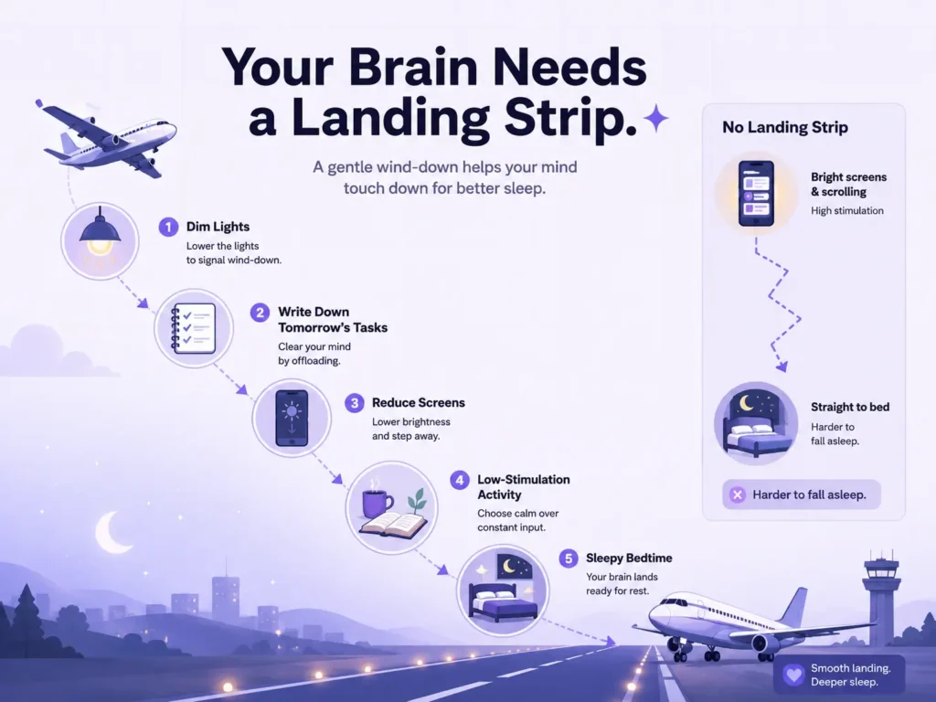 The Wind-Down “Landing Strip” Graphic