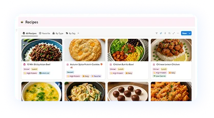 High-protein recipe gallery